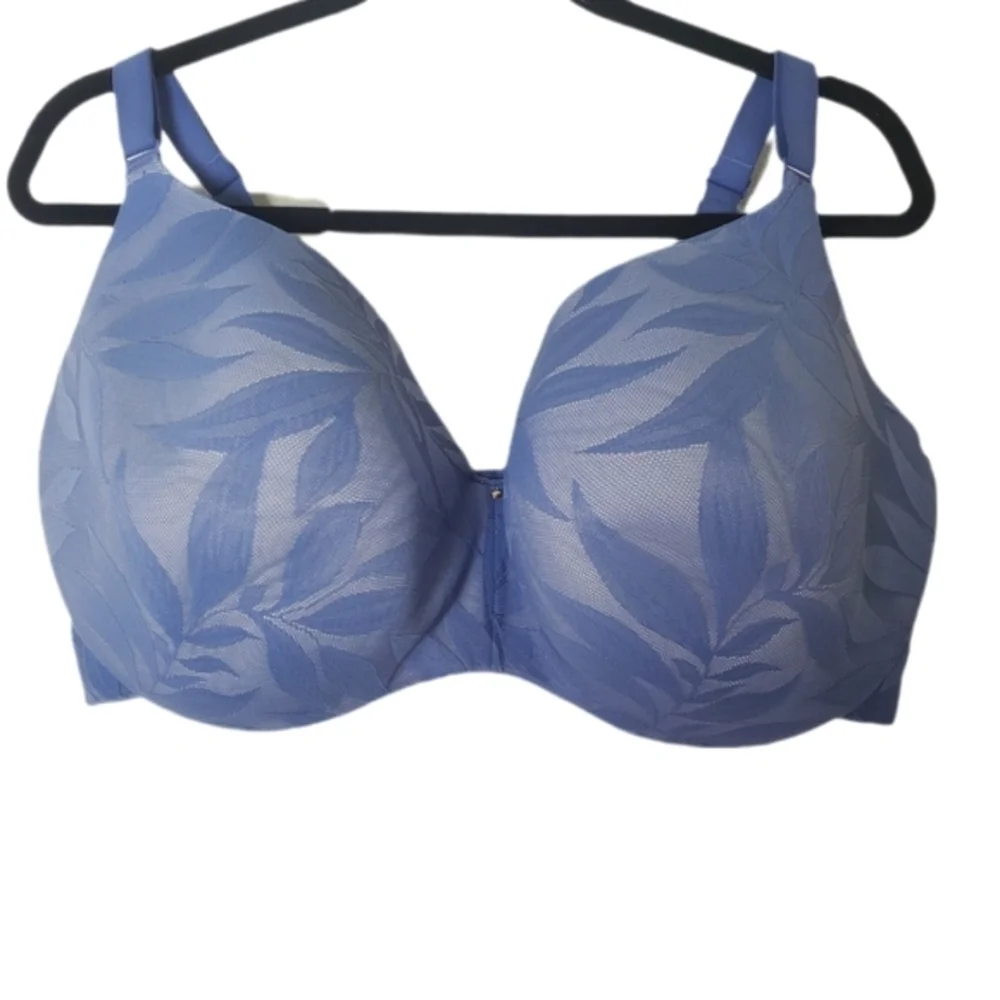 42H Cacique Lane Bryant Invisible Lace Backsmoother Balconette Underwire Bra‎ - Picture 3 of 12
